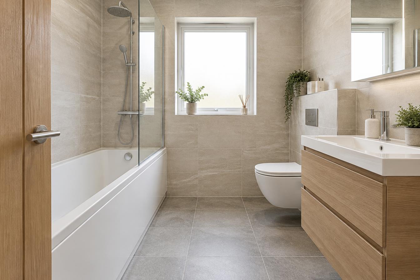 Family bathroom refit — after